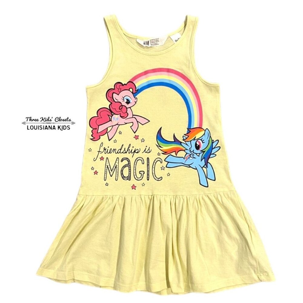 H&M + Hasbro 2-4Y Yellow My Little Pony Tank Dress